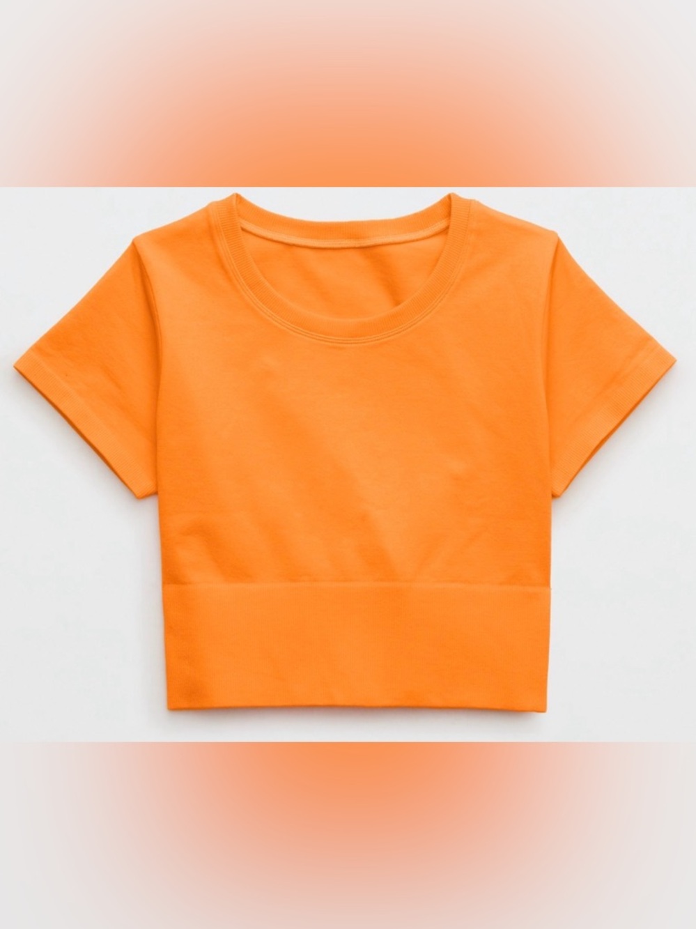 NWT Aerie Offline seamless cropped shirt Size Small